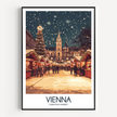 Vienna Retro Travel Illustration