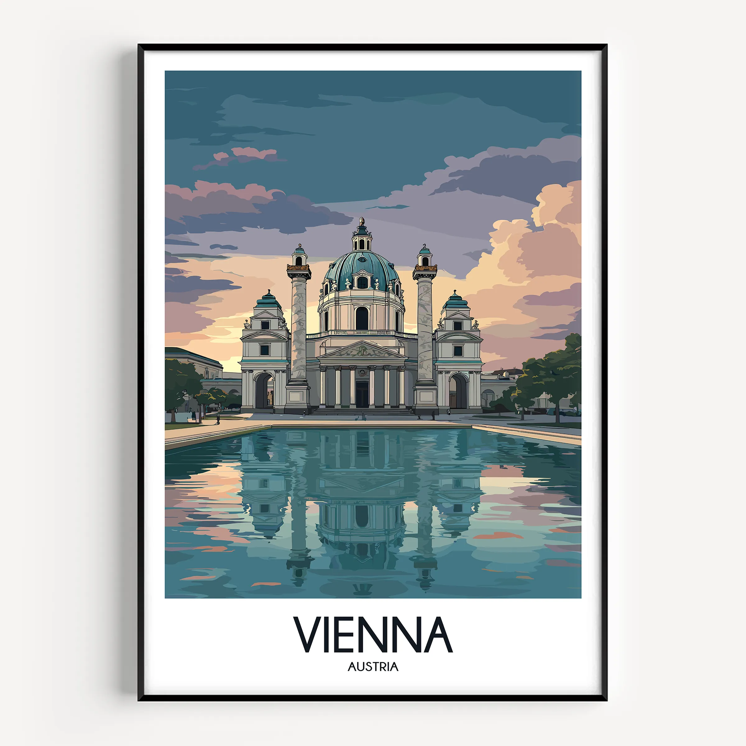 Vienna Souvenir Poster Print