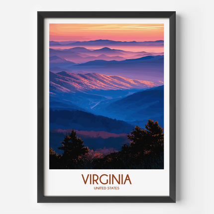 Virginia Travel Memory Gift