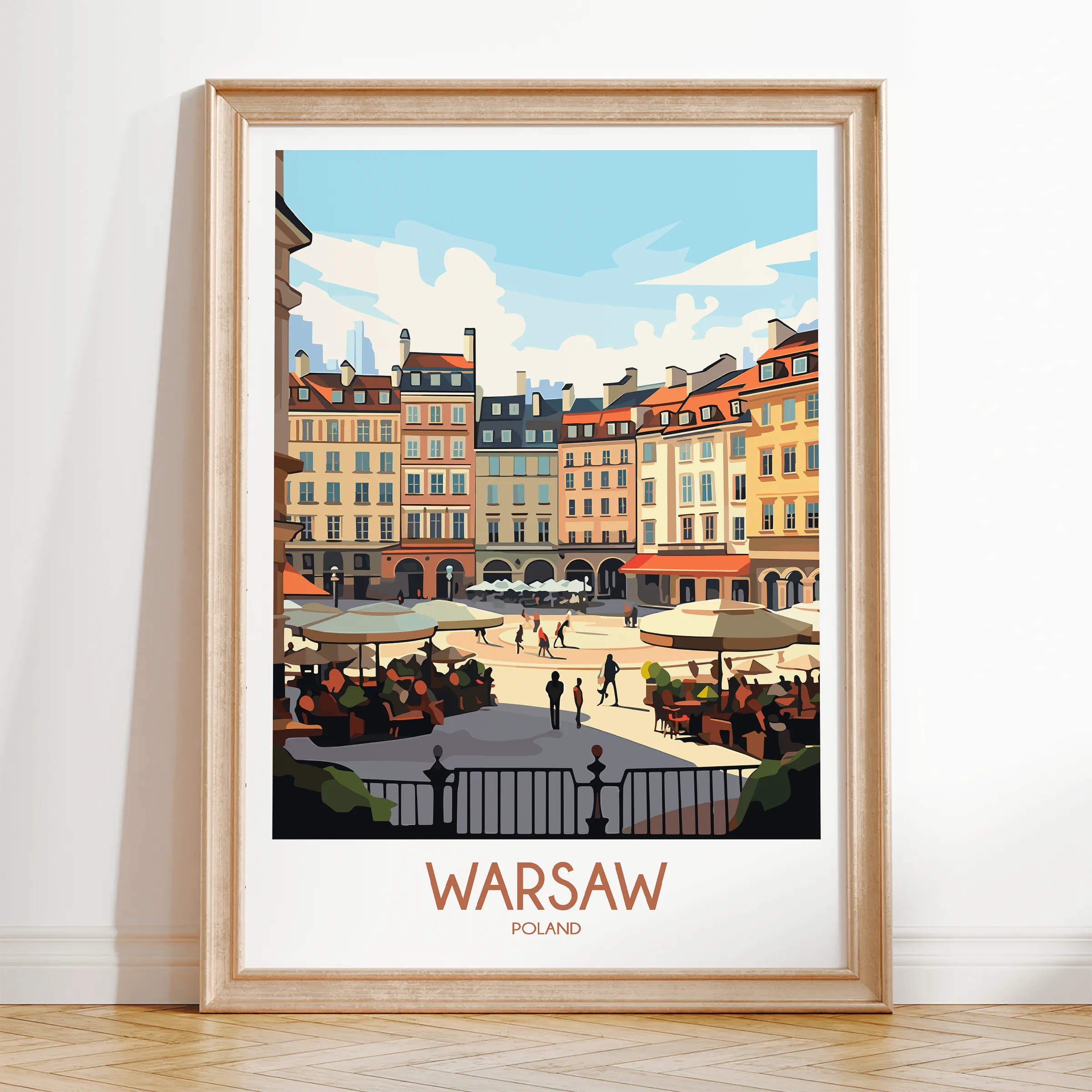 Warsaw Souvenir Poster Print