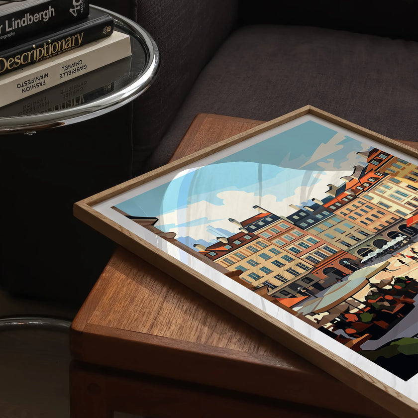 Warsaw Vintage Style Print