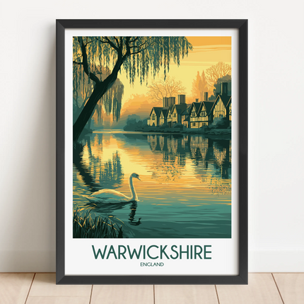 Warwickshire Destination Art Gift