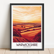 Warwickshire Destination Art Gift