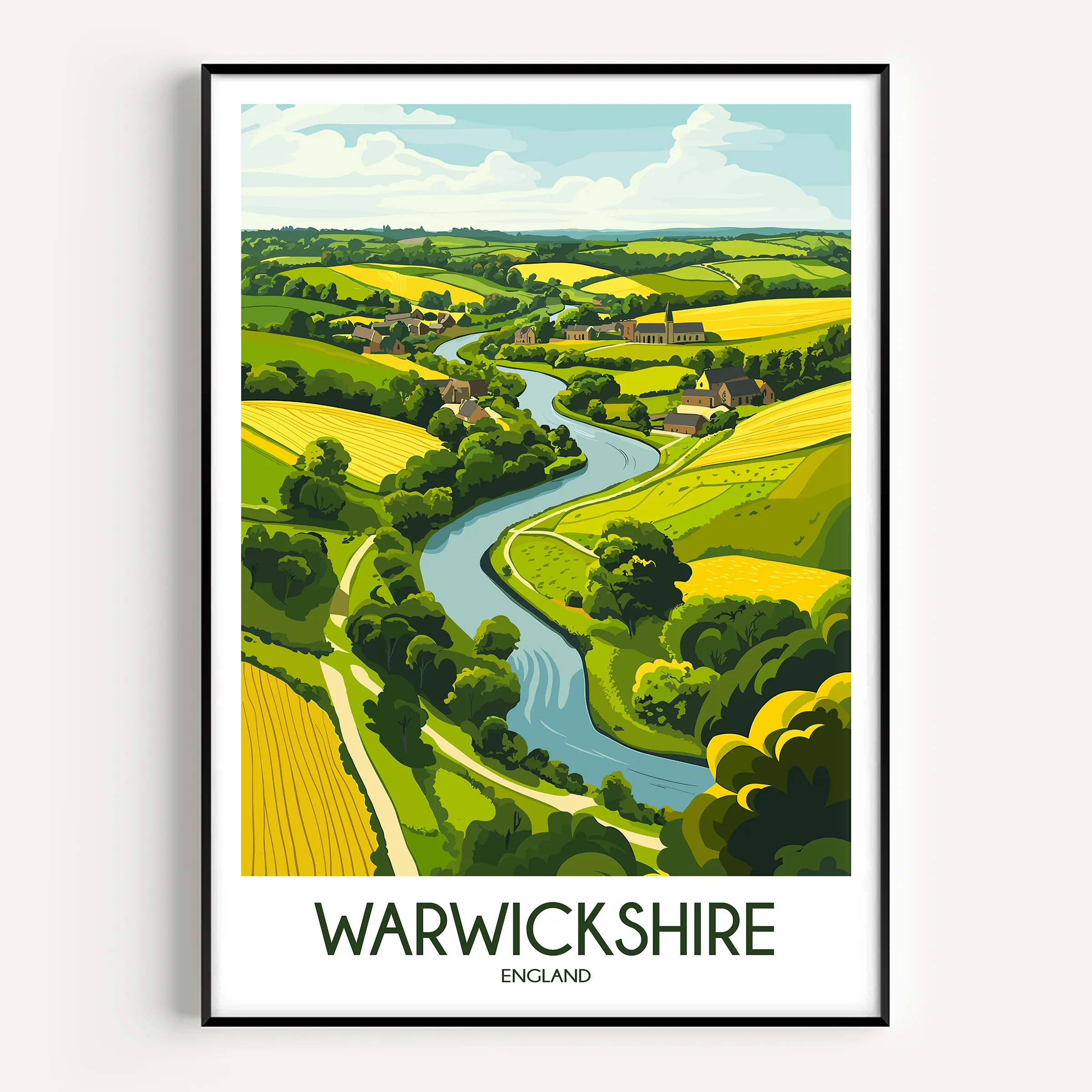 Warwickshire Gallery Quality Print