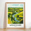 Warwickshire Minimalist Wall Art