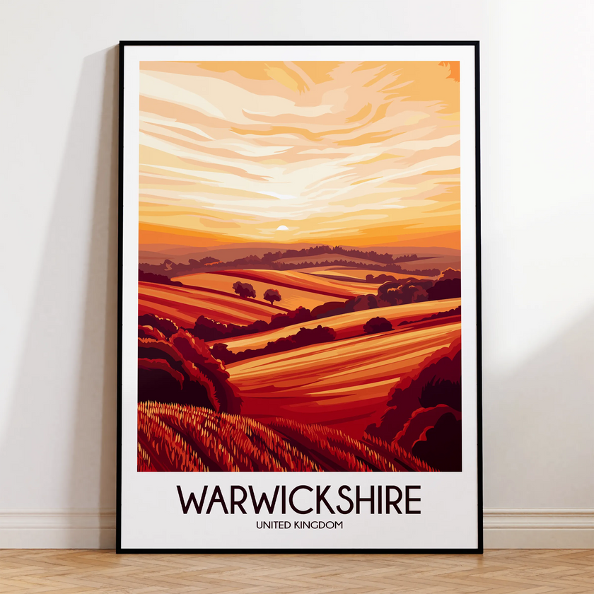 Warwickshire Minimalist Wall Art