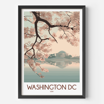 Washington Dc Modern Travel Poster