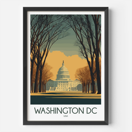Washington Dc Souvenir Poster Print