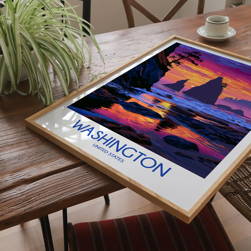 Washington Minimalist Wall Art