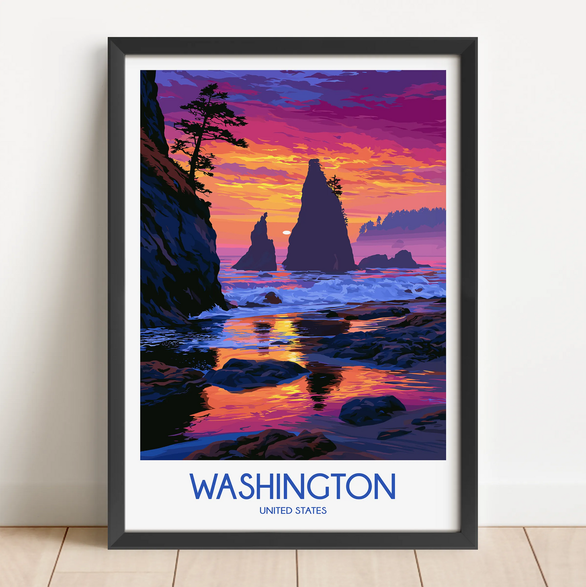 Washington Scenic Landscape Art