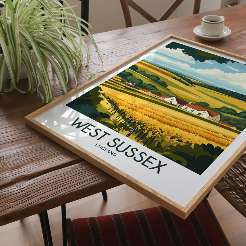 West Sussex Destination Art Gift