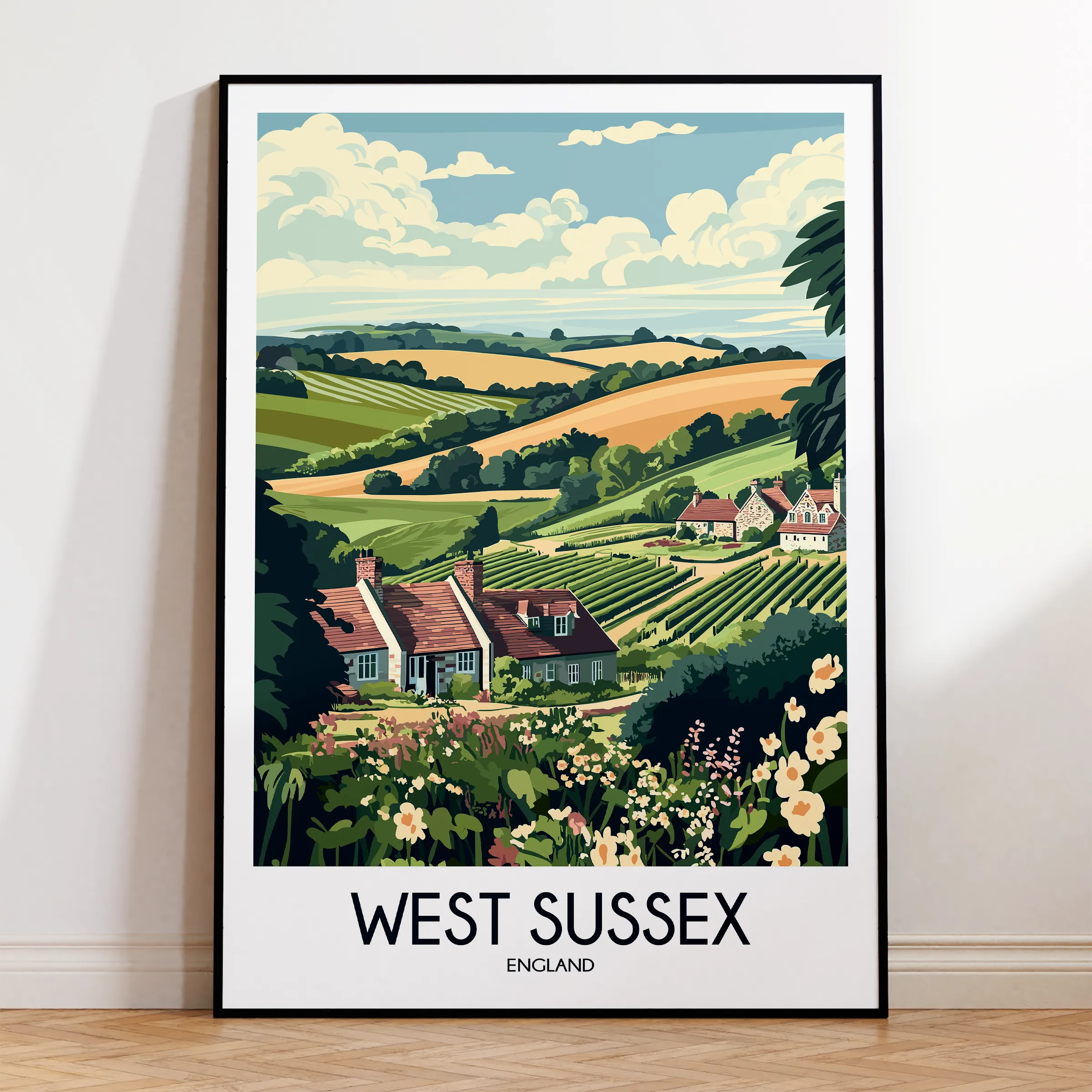 West Sussex Gallery Quality Print