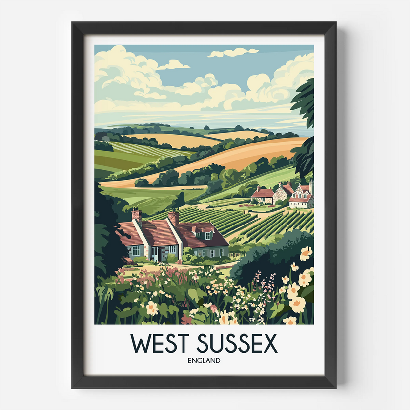 West Sussex Scenic Landscape Art