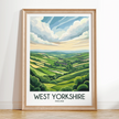 West Yorkshire Minimalist Wall Art