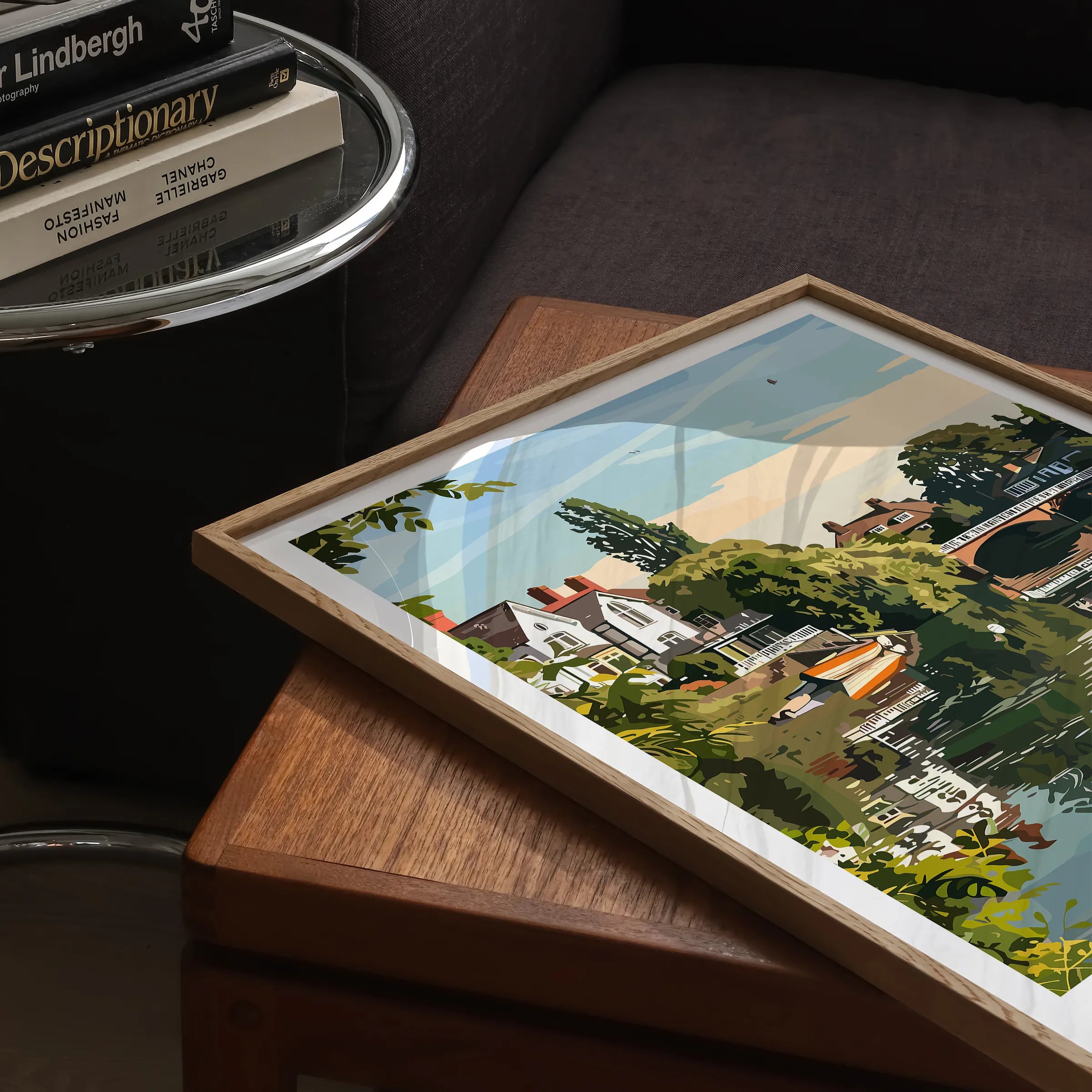 Weybridge Vintage Style Print