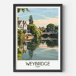 Weybridge Vintage Style Print