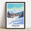 Whistler Modern Travel Poster