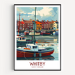 Whitby Destination Art Gift