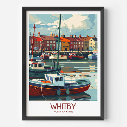 Whitby Vintage Style Print