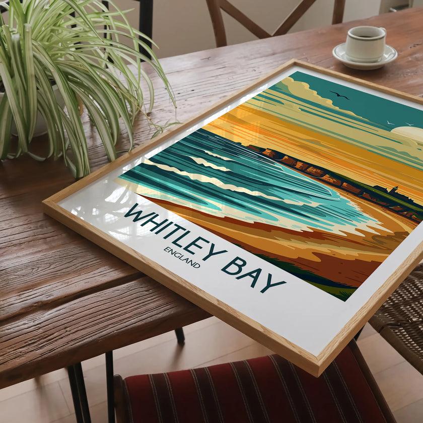 Whitley Bay Destination Art Gift