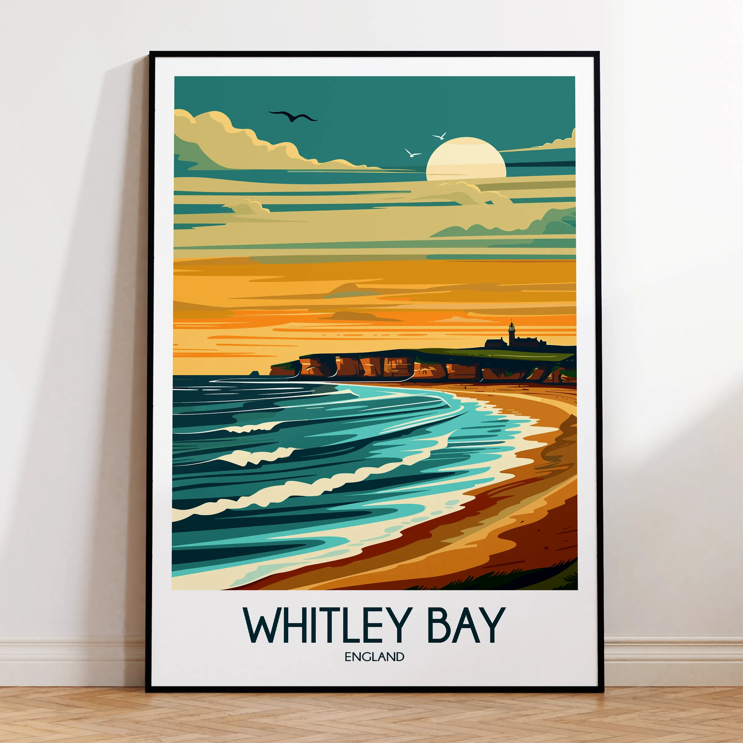 Whitley Bay Souvenir Poster Print