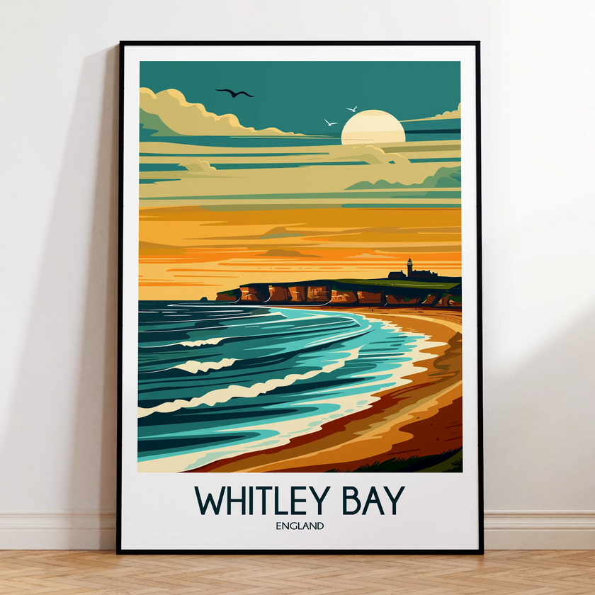Whitley Bay Souvenir Poster Print