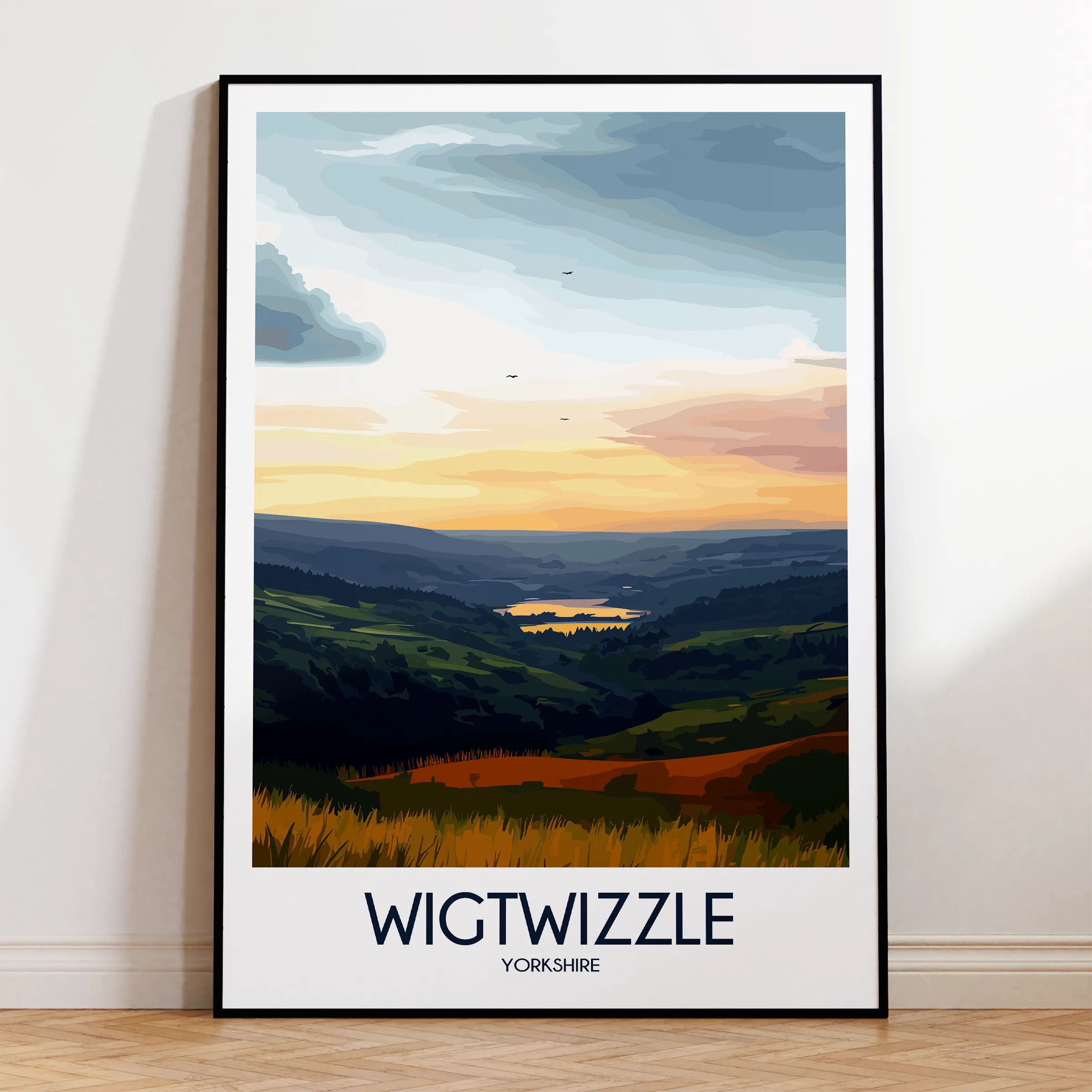 Wigtwizzle Modern Travel Poster