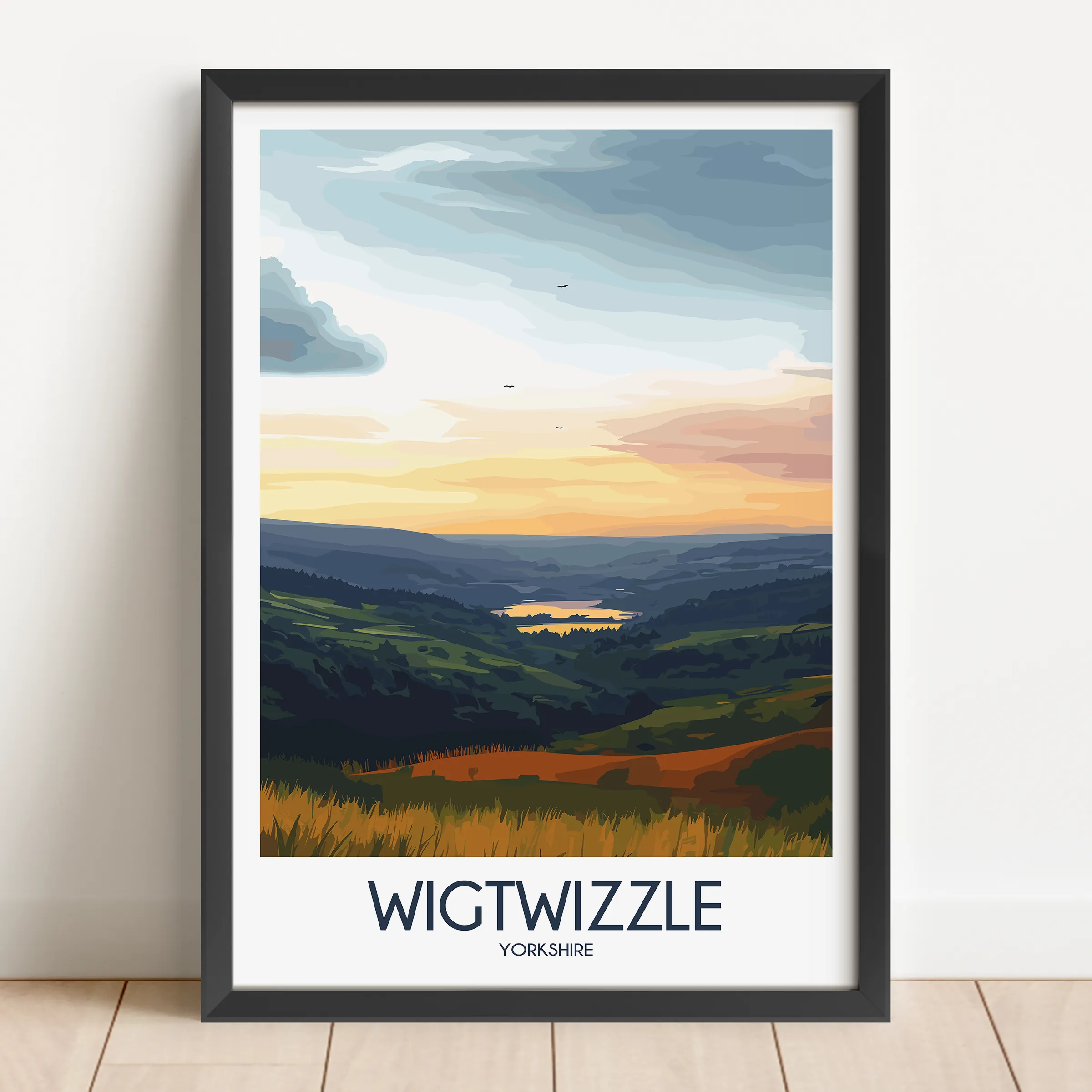 Wigtwizzle Retro Travel Illustration