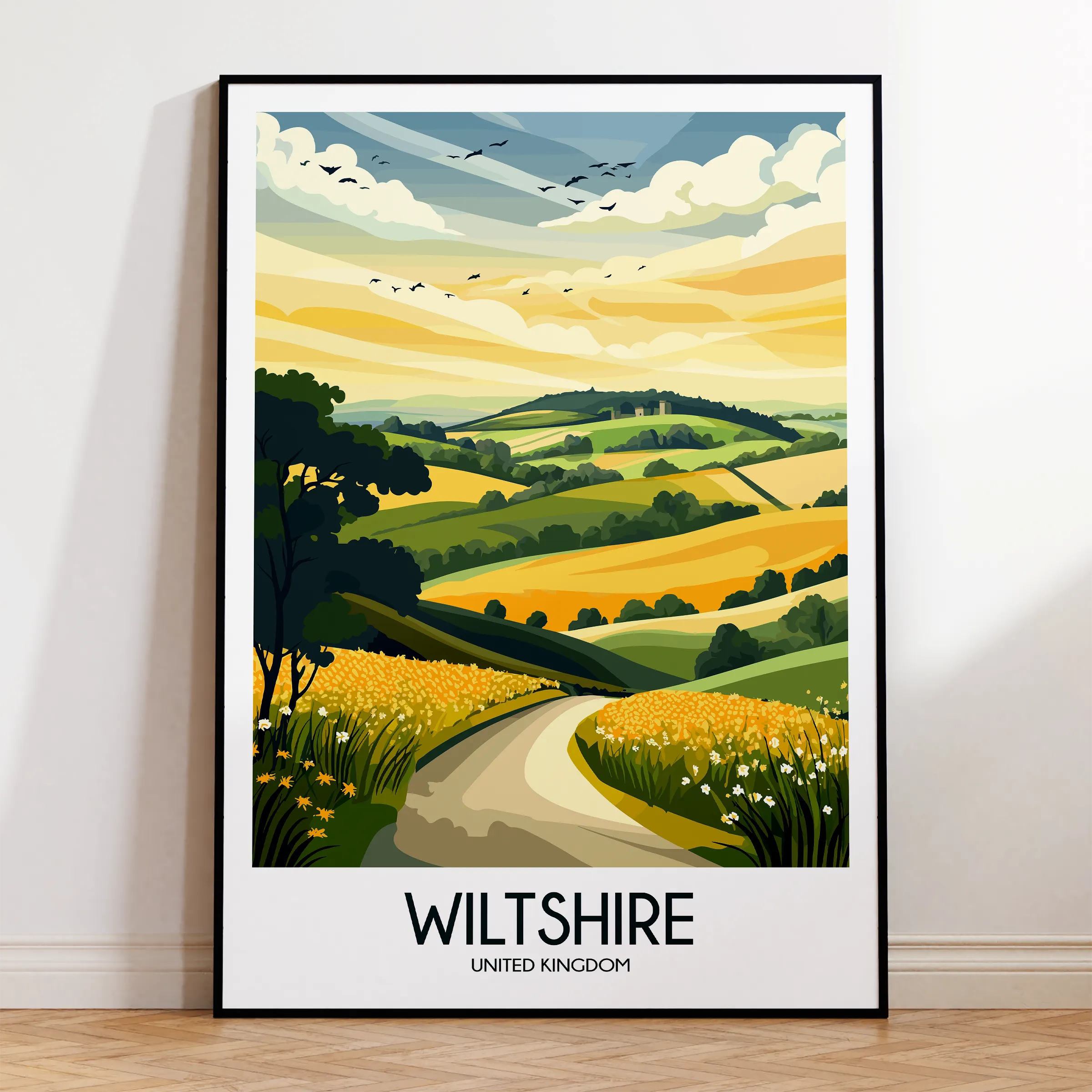 Wiltshire Destination Art Gift