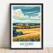 Wiltshire Scenic Landscape Art