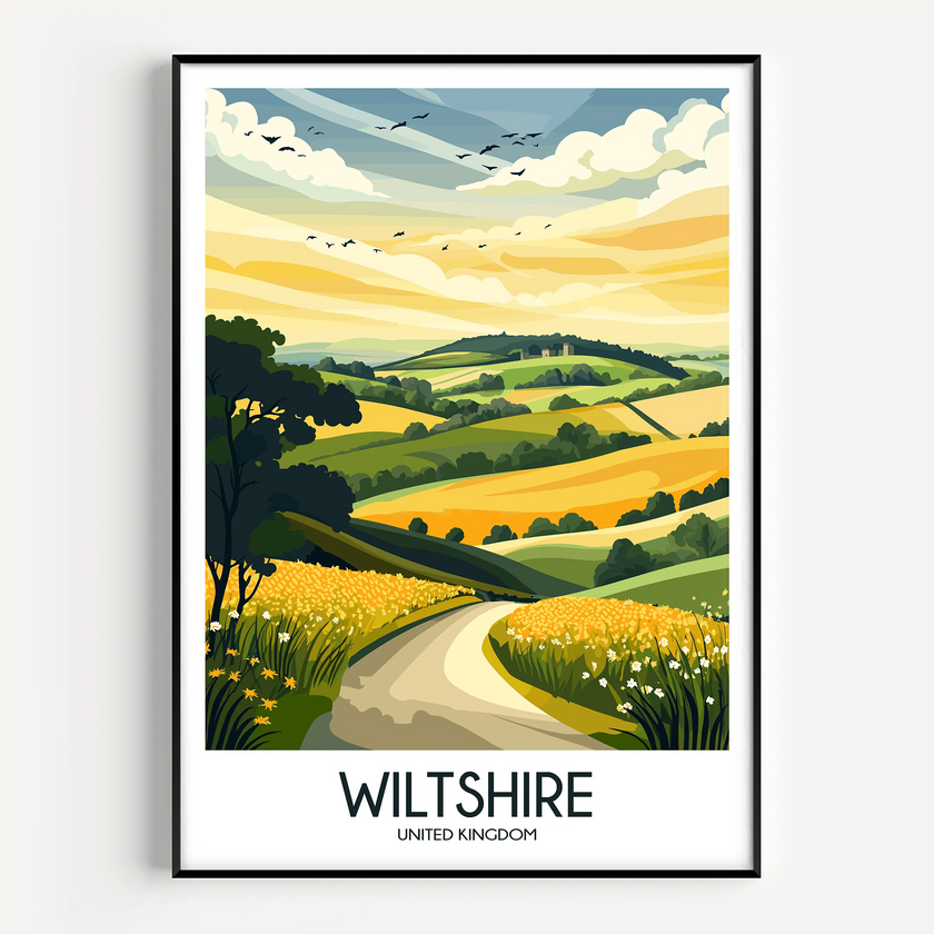 Wiltshire Scenic Landscape Art