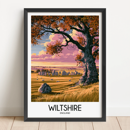 Wiltshire Travel Memory Gift