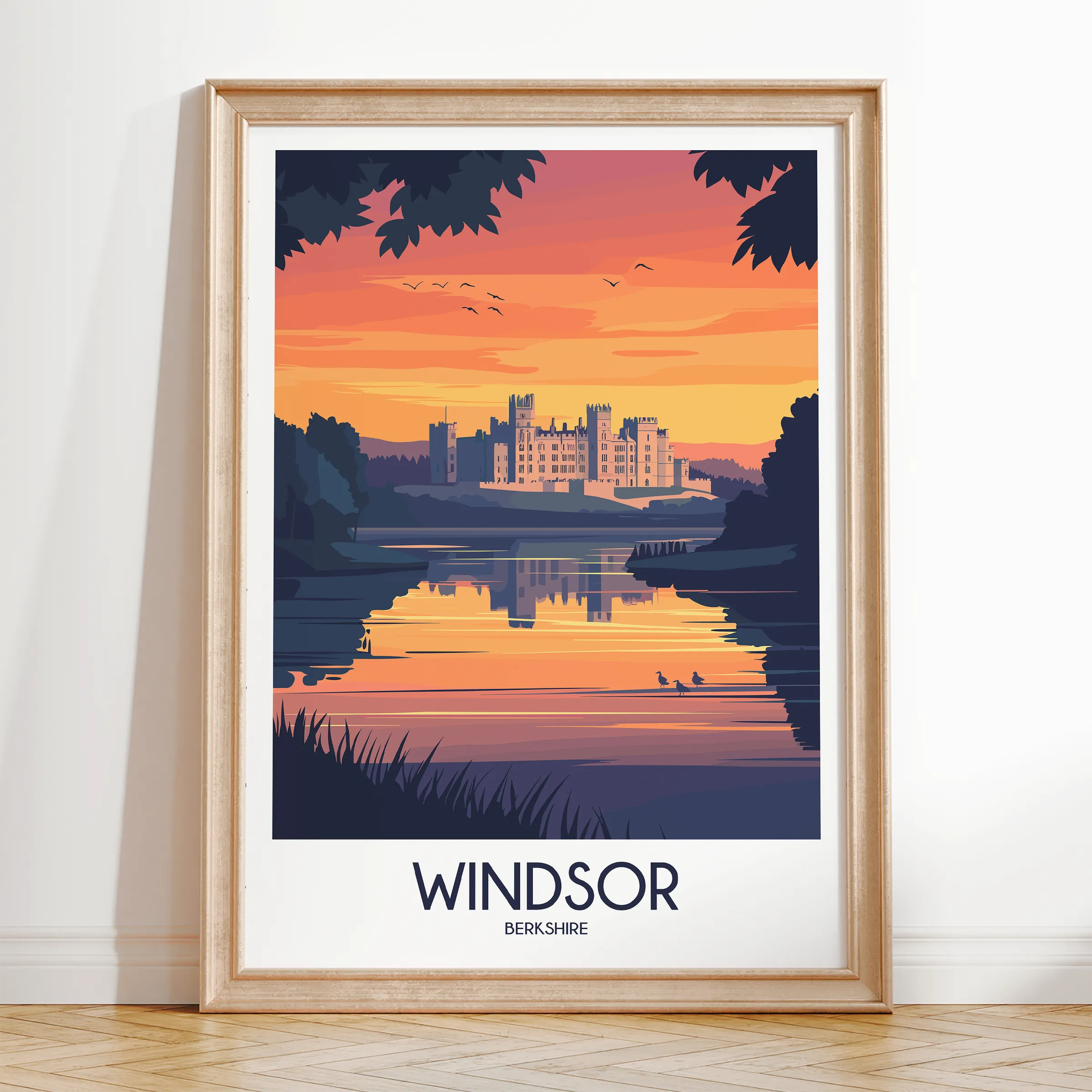 Windsor Modern Travel Poster