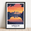 Windsor Retro Travel Illustration