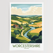 Worcestershire Destination Art Gift