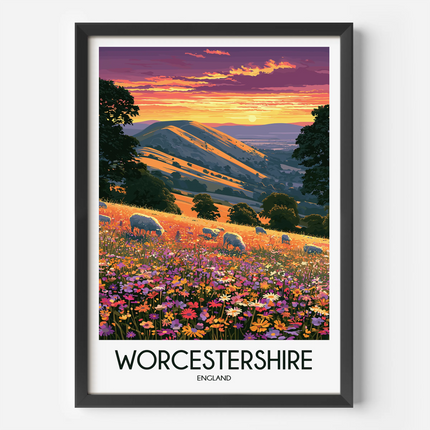 Worcestershire Destination Art Gift