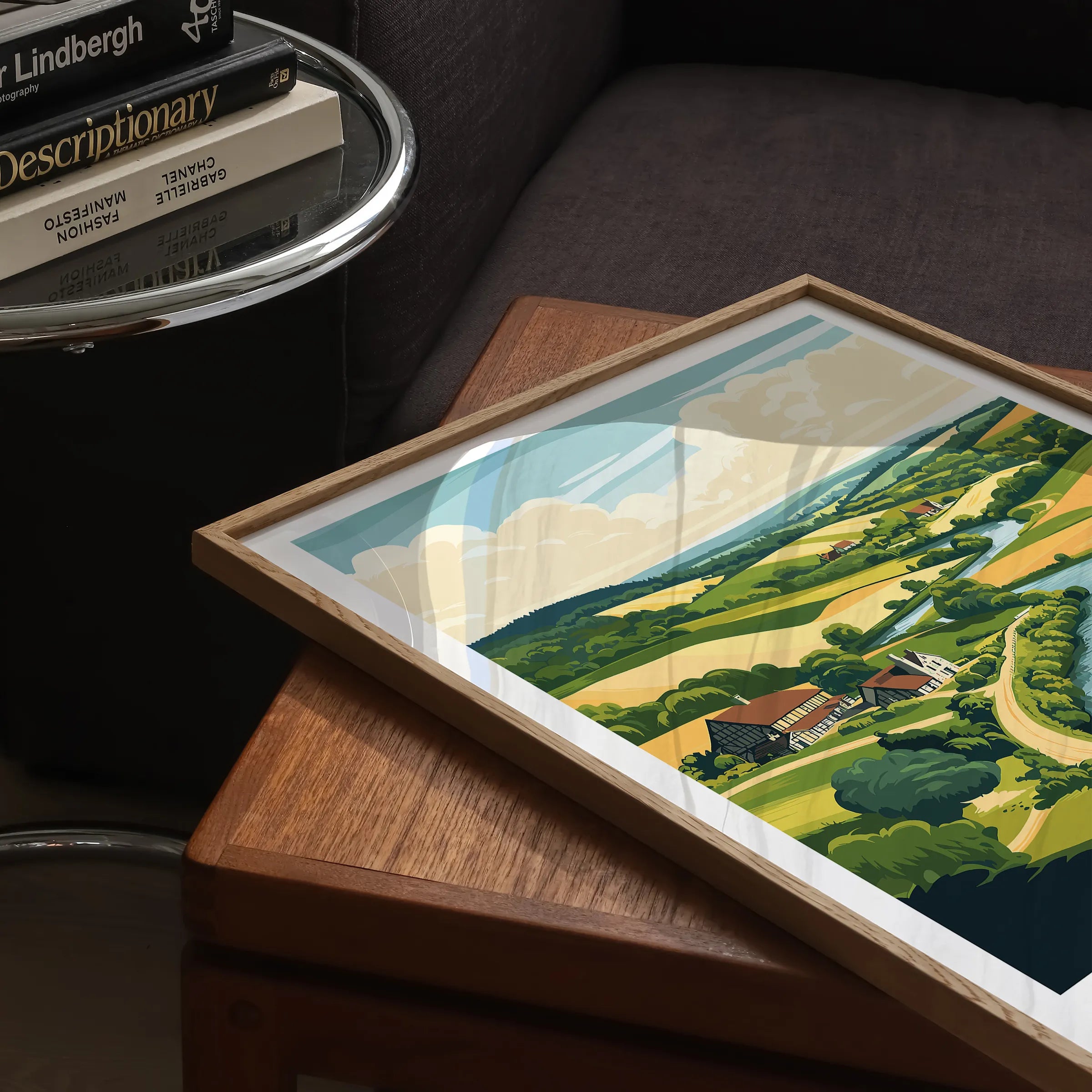 Worcestershire Retro Travel Illustration