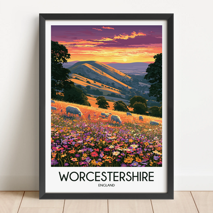 Worcestershire Travel Memory Gift