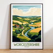 Worcestershire Travel Memory Gift
