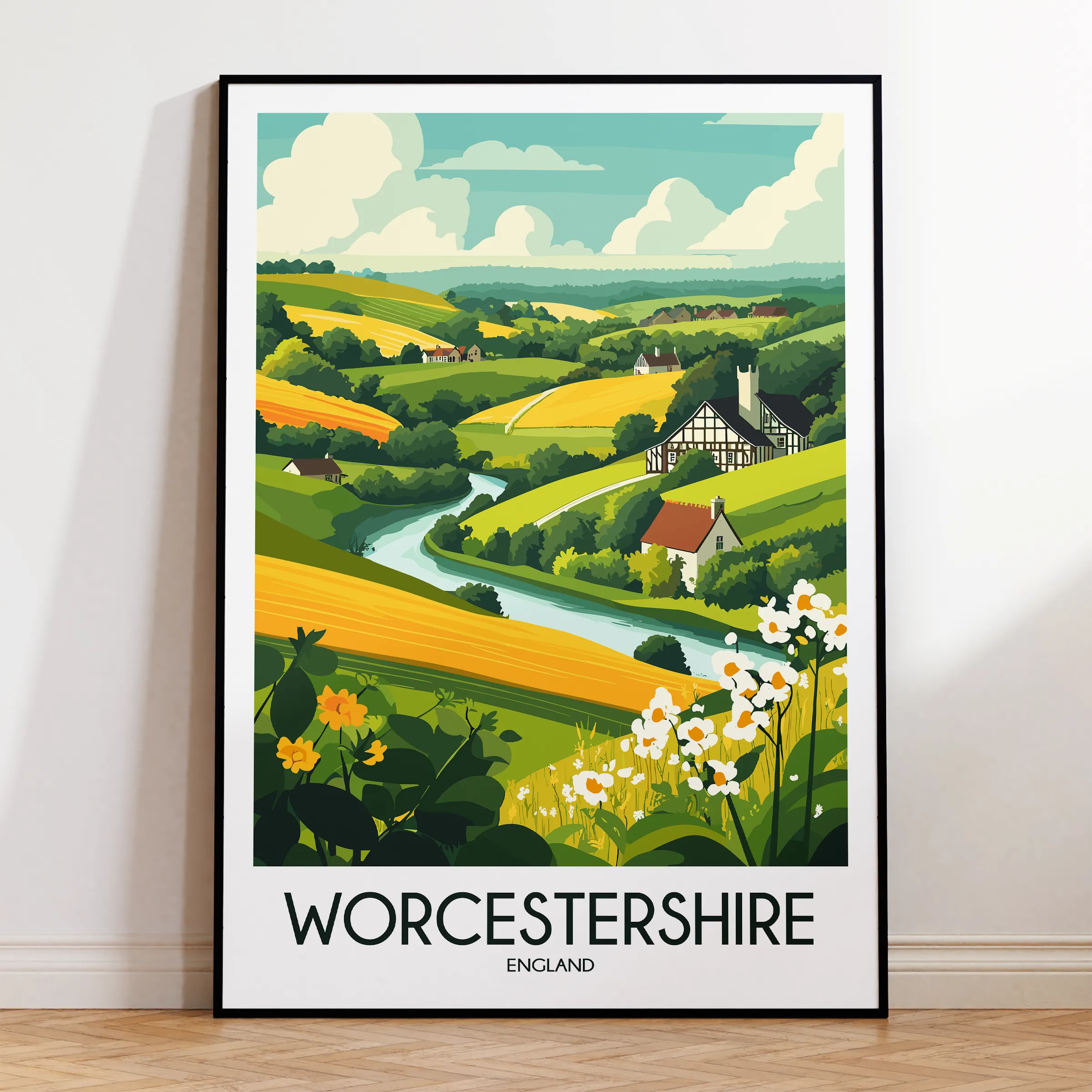 Worcestershire Travel Memory Gift