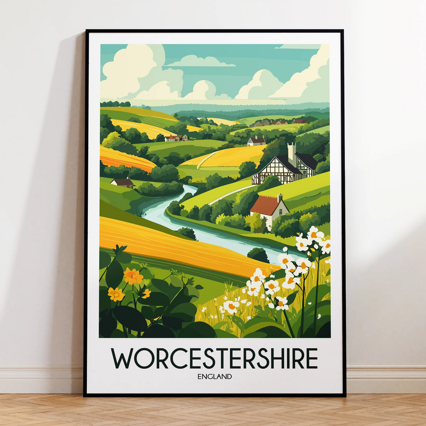 Worcestershire Travel Memory Gift