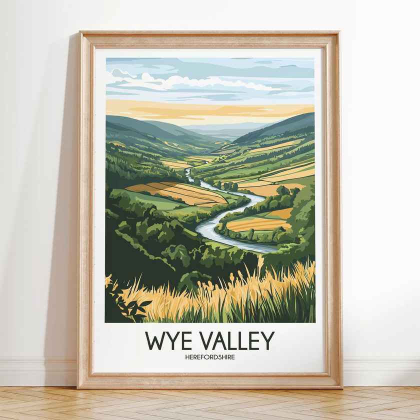 Wye Valley Destination Art Gift