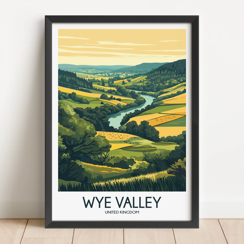 Wye Valley Destination Art Gift
