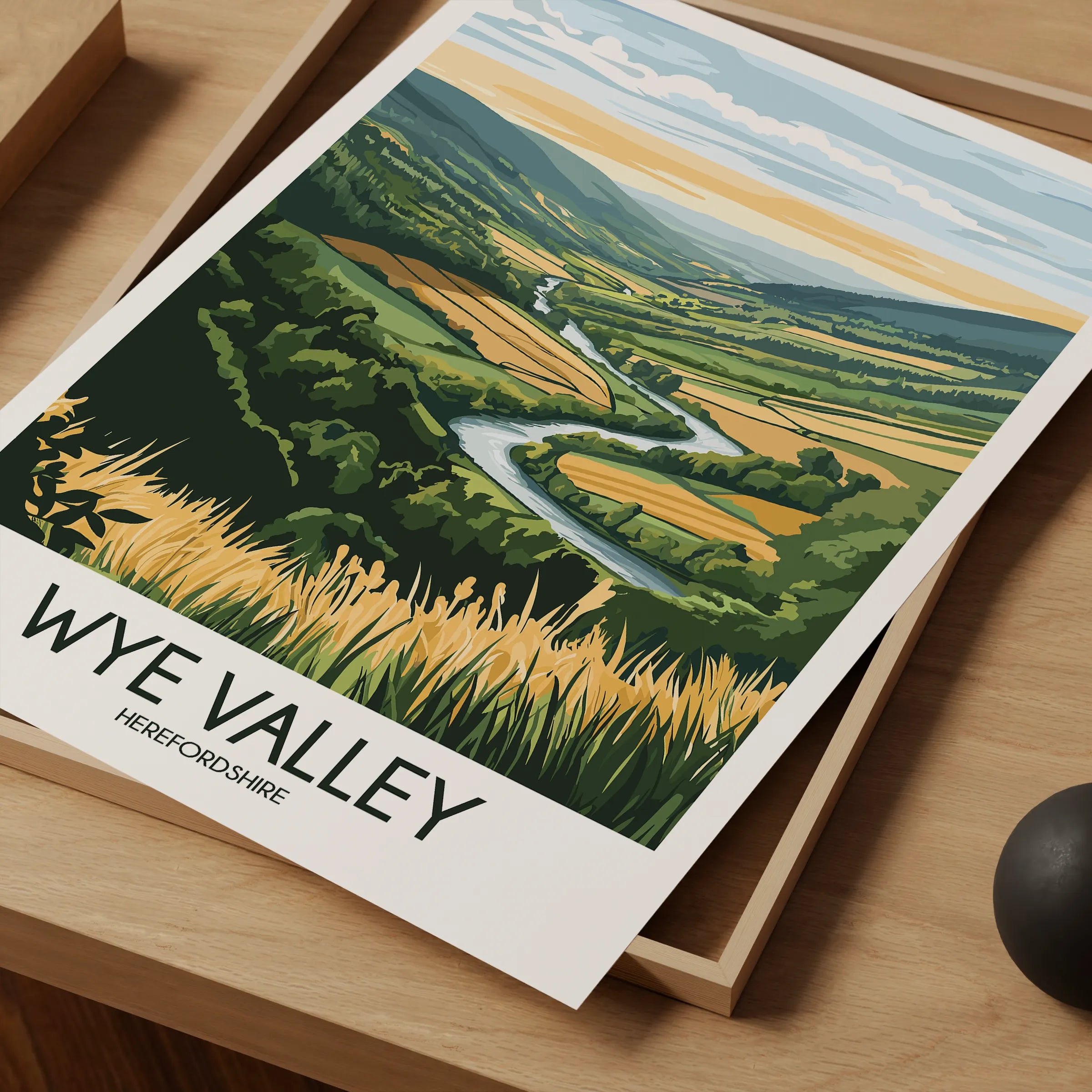 Wye Valley Scenic Landscape Art