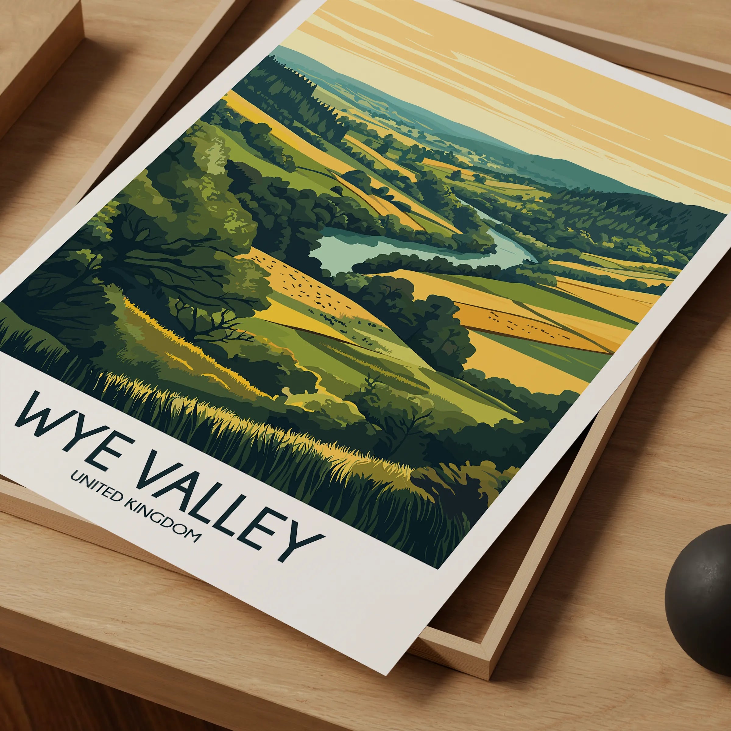 Wye Valley Souvenir Poster Print