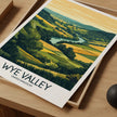 Wye Valley Souvenir Poster Print