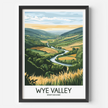 Wye Valley Vintage Style Print