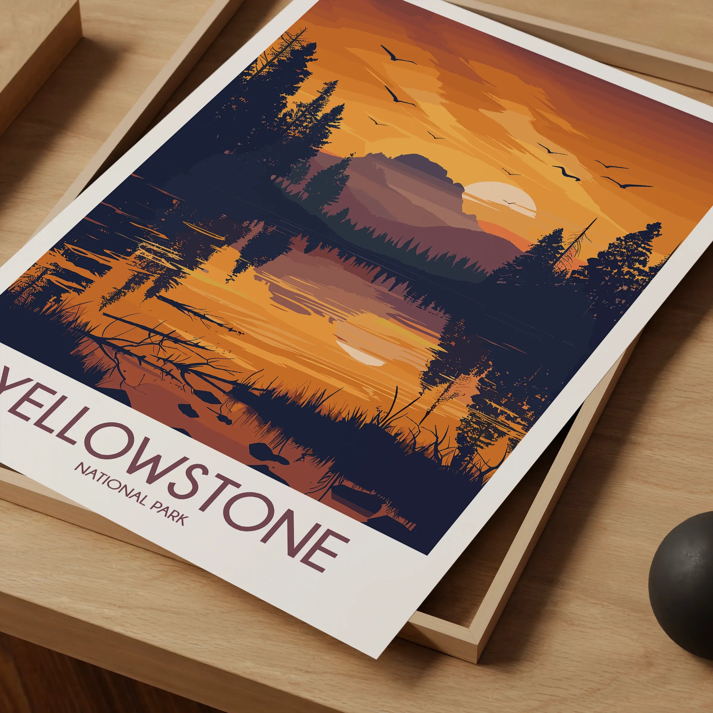Yellowstone Destination Art Gift