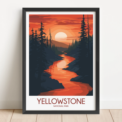 Yellowstone Destination Art Gift