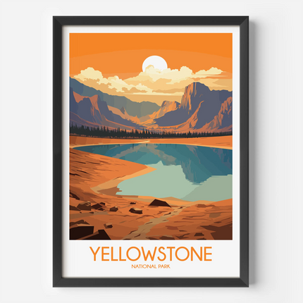 Yellowstone Destination Art Gift